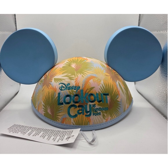 Disney Other - Disney Cruise Line Lookout Cay Mickey Ear Hat Unisex OS NWT Tropical Excellent